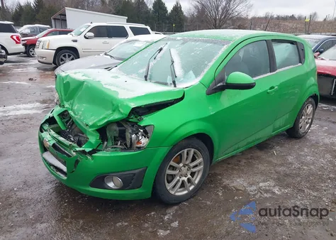 2015 Chevrolet Sonic Lt Auto z USA, uszkodzony, nr VIN 1G1JC6SH7F4140526